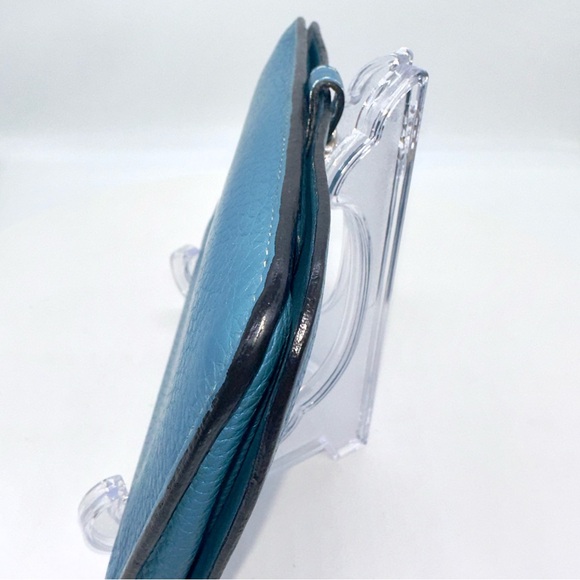 Authentic Hermes Dogon Duo Wallet with Zip Pouch in  Bleu Jean Togo Leather EUC - Picture 7 of 17